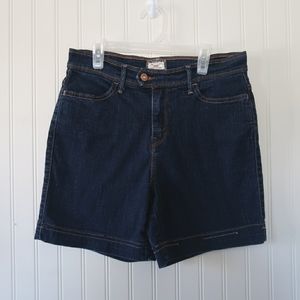 Women's Levi's Jean Shorts 512 Bermuda Size 8/31 Denim Stretch Mid Rise